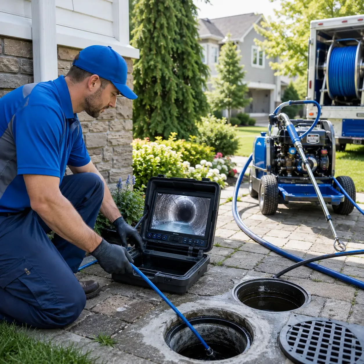 Outdoor drain cleaning professionals serving Yuba City, CA